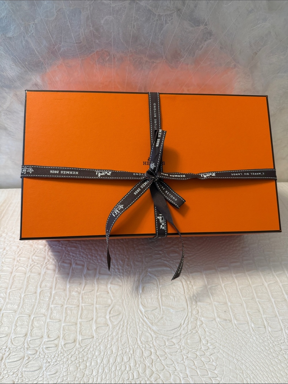 Hermes shoes 👞 slides  sandals any other storage orange luxury gift bag box. NEW